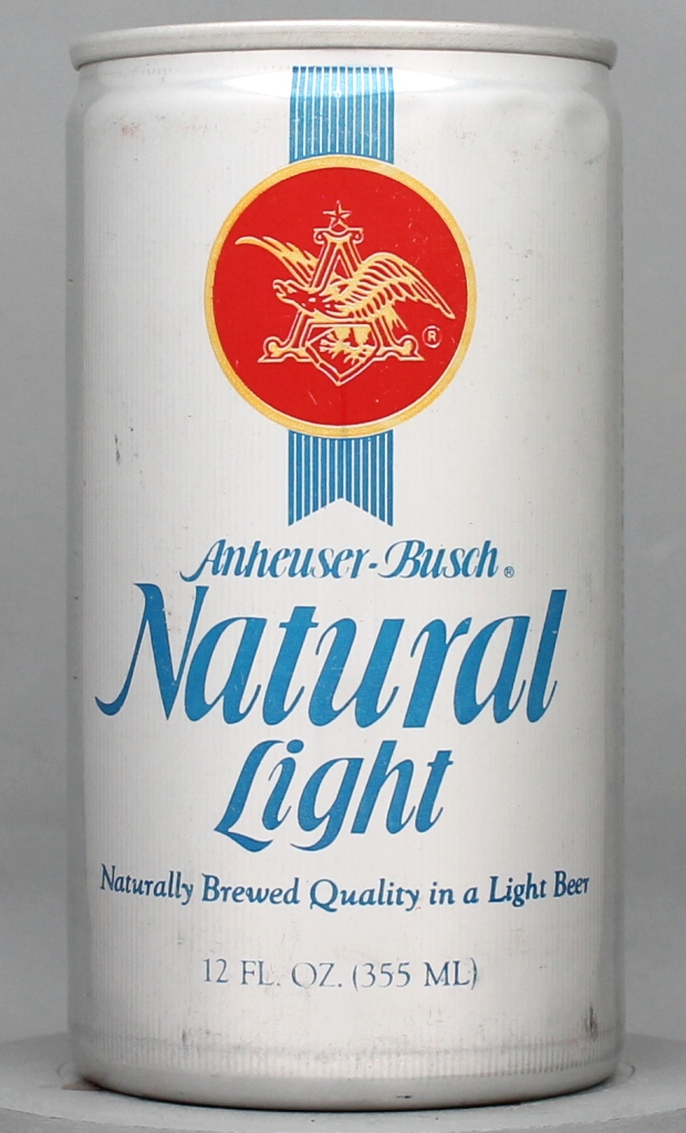 Natural Light, Anheuser-busch Beer 12 Oz Tab Top Can