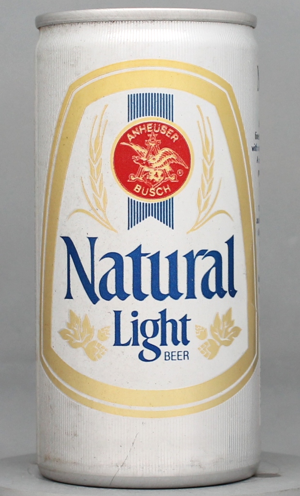 Natural Light Beer 10 Oz Tab Top Can