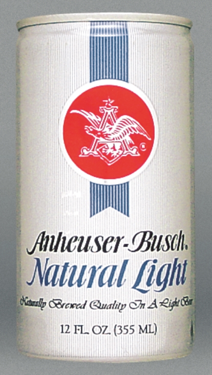Anheuser-busch Natural Light Beer 12 Oz Tab Top Can