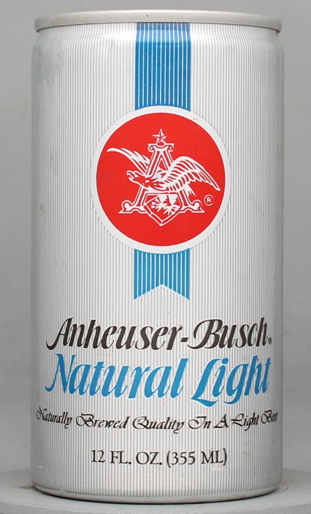 Anheuser-busch Natural Light Beer 12 Oz Tab Top Can