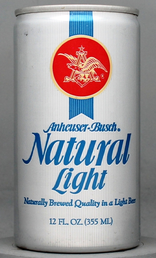 Natural Light, Anheuser-busch Beer 12 Oz Tab Top Can