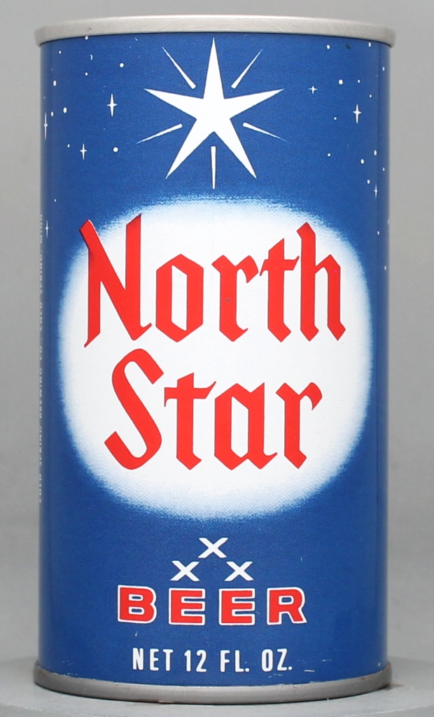 North Star Beer 12 Oz Tab Top Can