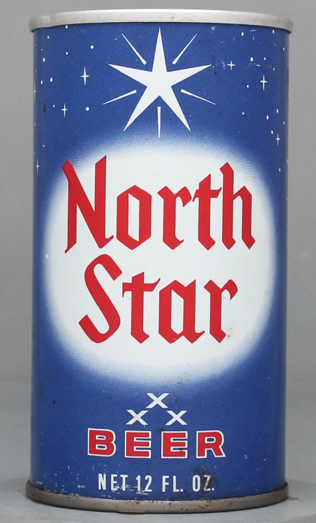 North Star XXX Beer 12 Oz Tab Top Can