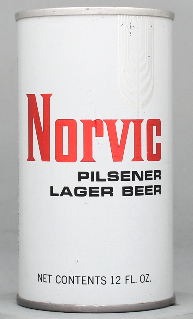 Norvic Pilsner Lager Beer 12 Oz Tab Top Can