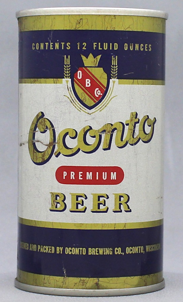 Oconto Premium Beer 12 Oz Tab Top Can