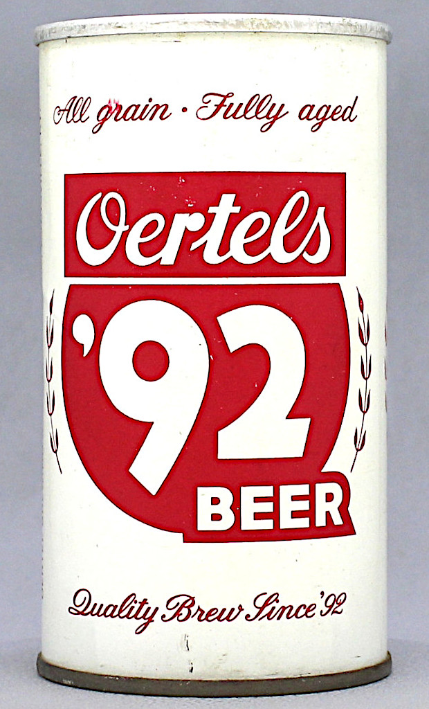 Oertel's 92 Beer 12 Oz Zip Top Can