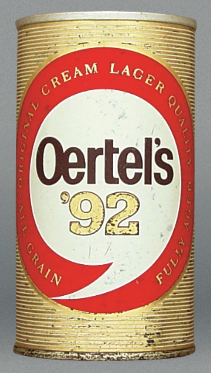 Oertel's 92 Beer 12 Oz Tab Top Can