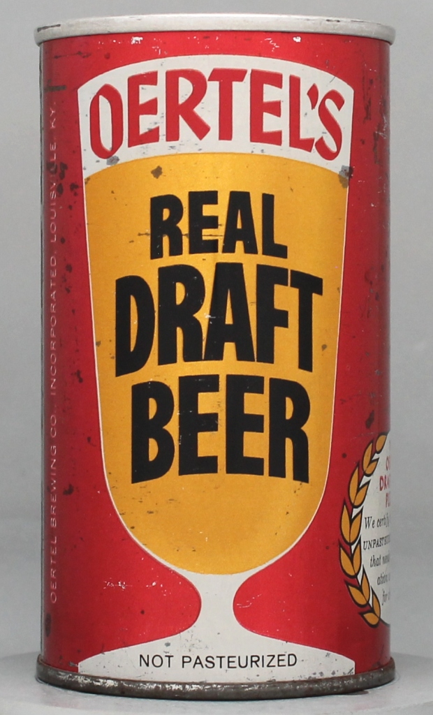 Oertel's Real Draft 12 Oz Zip Top Can