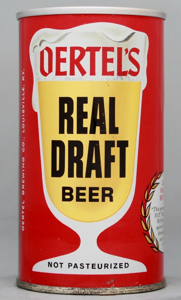 Oertel's Real Draft 12 Oz Tab Top Can