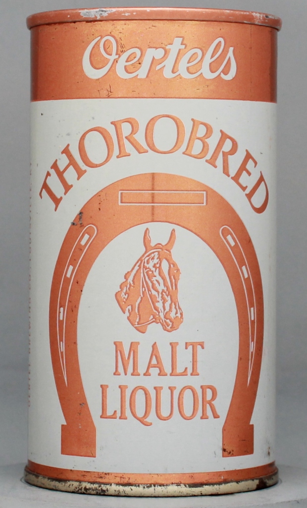 Oertel's Thoroughbred Malt Liquor 12 Oz Zip Top Can