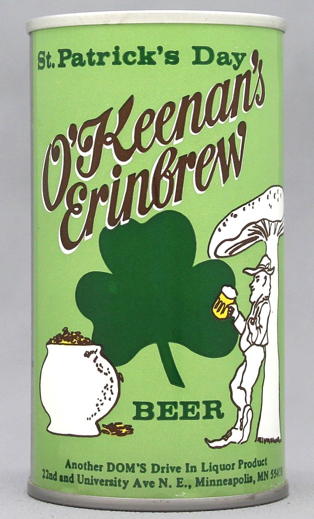 O'keenan's Erinbrew Beer 12 Oz Tab Top Can