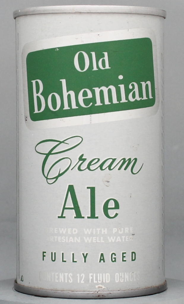 Old Bohemian Cream Ale 12 Oz Tab/Insert Top Can