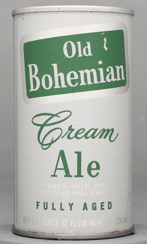 Old Bohemian Cream Ale 12 Oz Tab Top Can