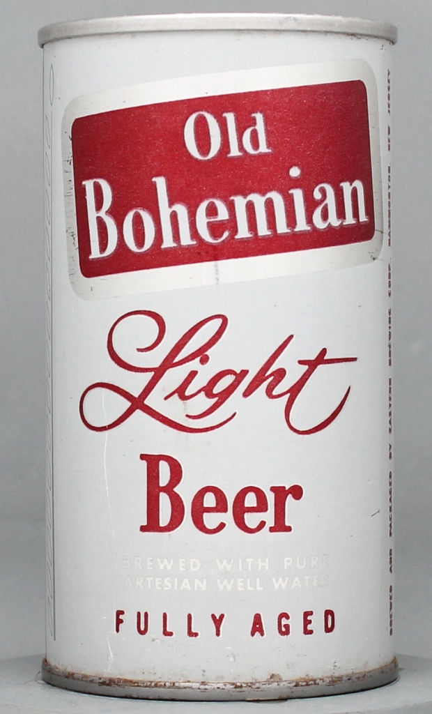 Old Bohemian Light Beer 12 Oz Tab Top Can