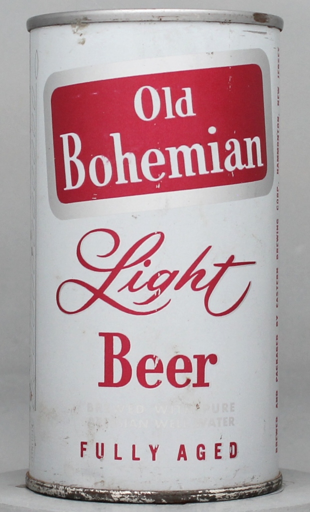 Old Bohemian Light Beer 12 Oz Zip/Insert Top Can