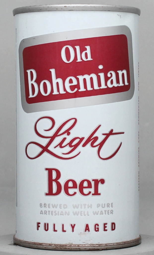Old Bohemian Light Beer 12 Oz Insert Top Can