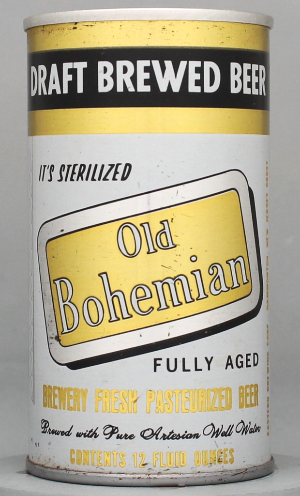 Old Bohemian Draft 12 Oz Tab Top Can