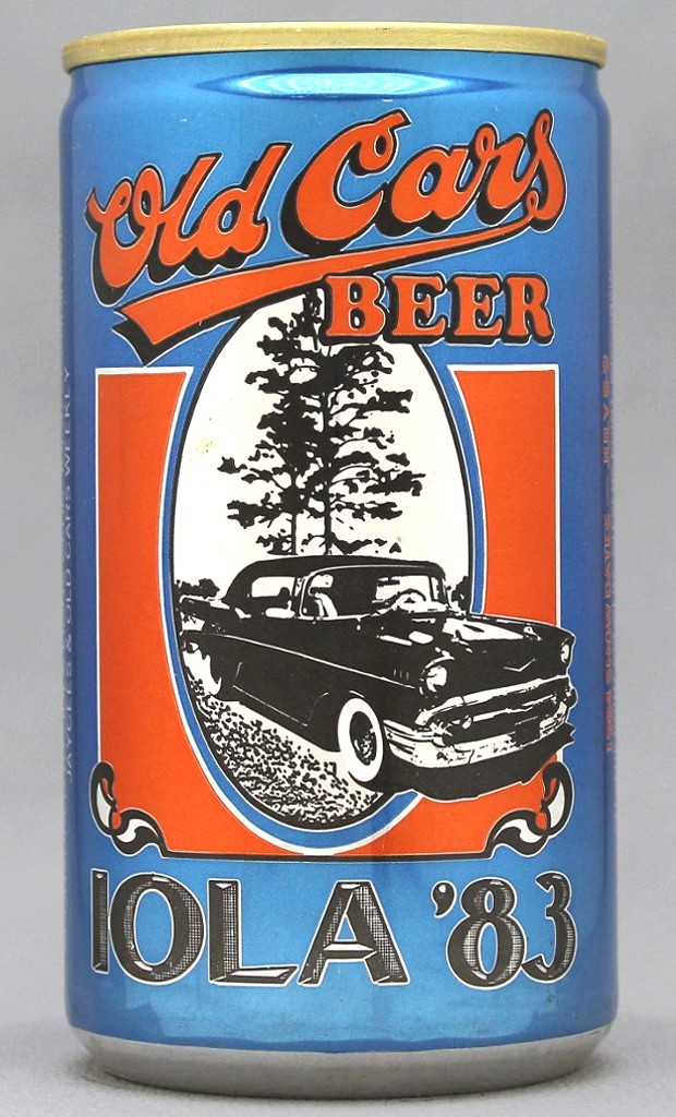 Old Cars Beer 12 Oz Tab Top Can
