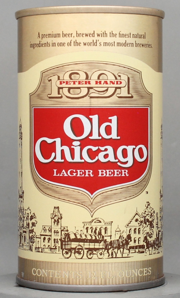 Old Chicago Lager Beer 12 Oz Tab Top Can