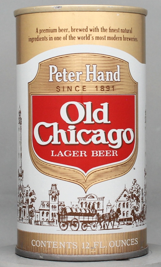 Old Chicago Lager Beer 12 Oz Tab Top Can