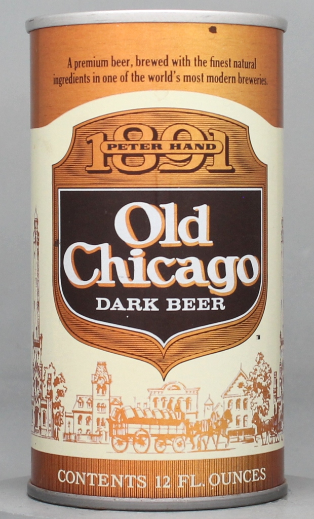 Old Chicago Dark Beer 12 Oz Tab Top Can
