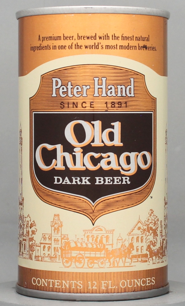 Old Chicago Dark Beer 12 Oz Tab Top Can