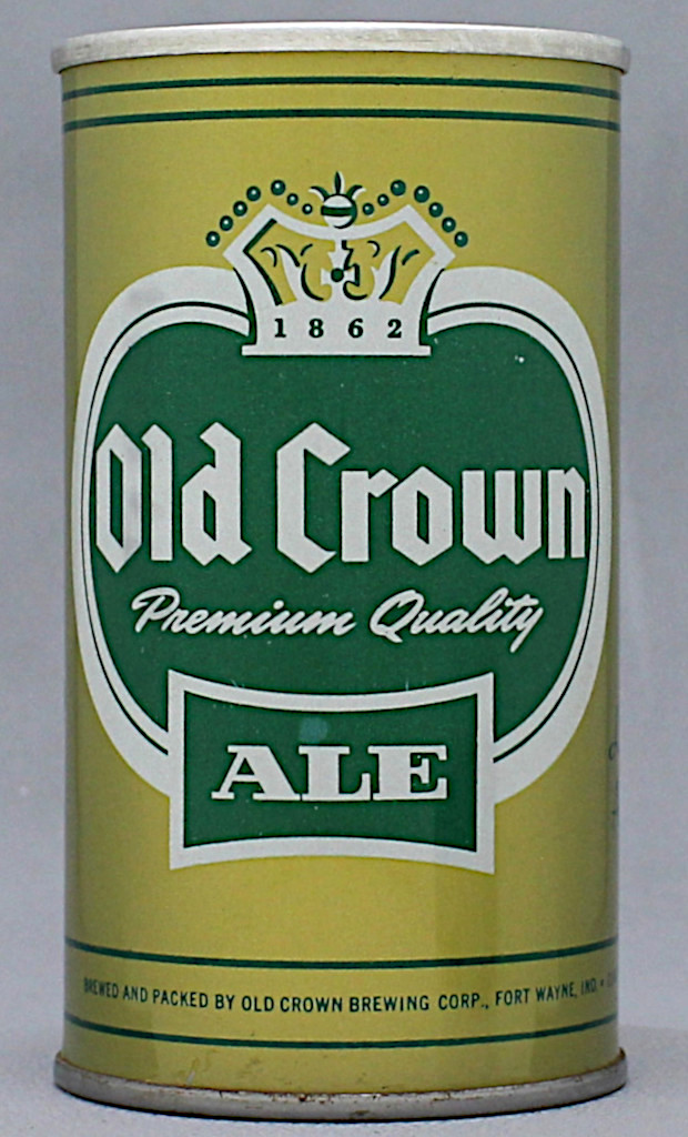Old Crown Premium Quality Ale 12 Oz Tab Top Can