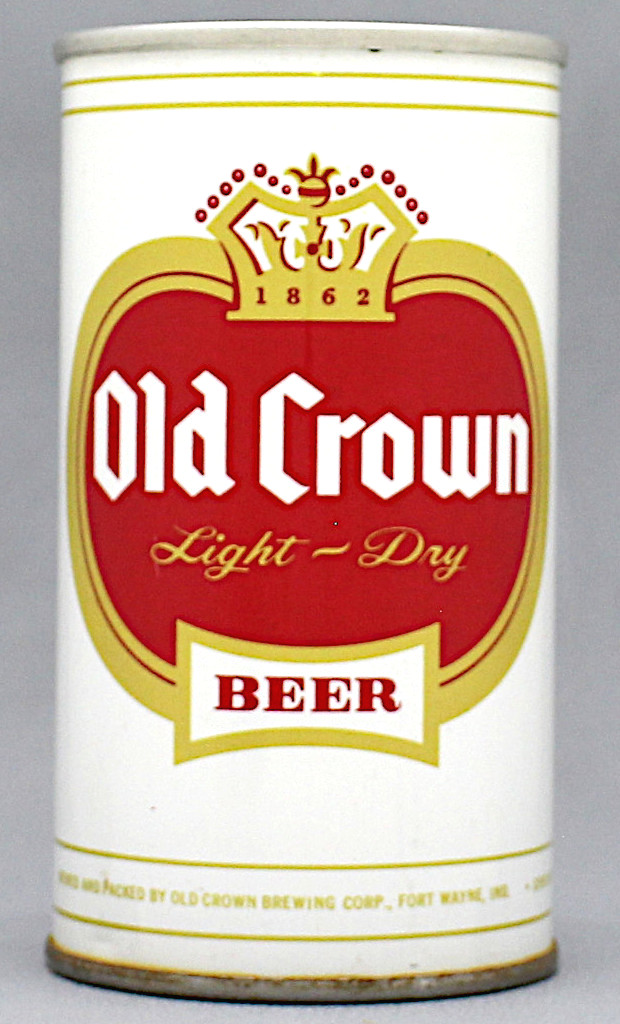 Old Crown Light Dry Beer 12 Oz Tab Top Can