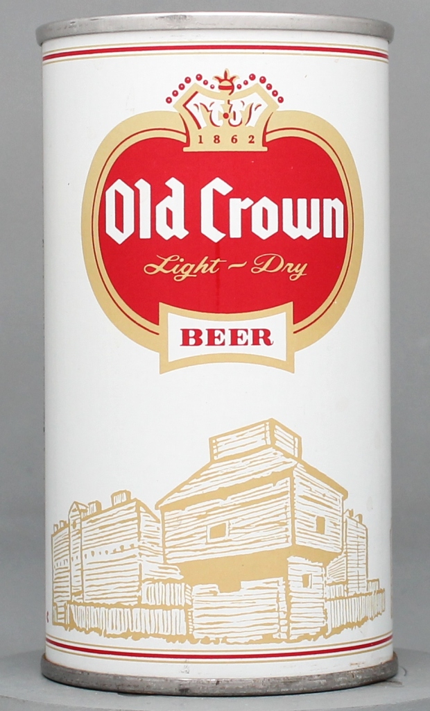 Old Crown Beer 12 Oz Tab Top Can