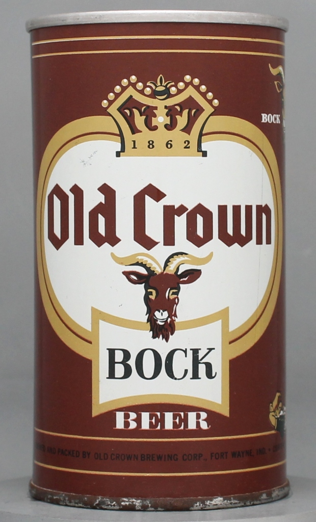 Old Crown Bock 12 Oz Zip/Tab Top Can