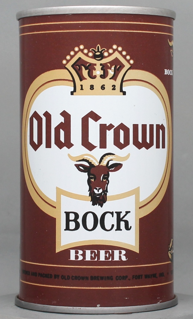 Old Crown Bock 12 Oz Zip/Tab Top Can