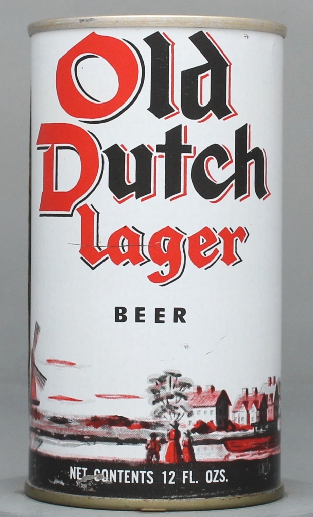 Old Dutch Lager Beer 12 Oz Tab Top Can