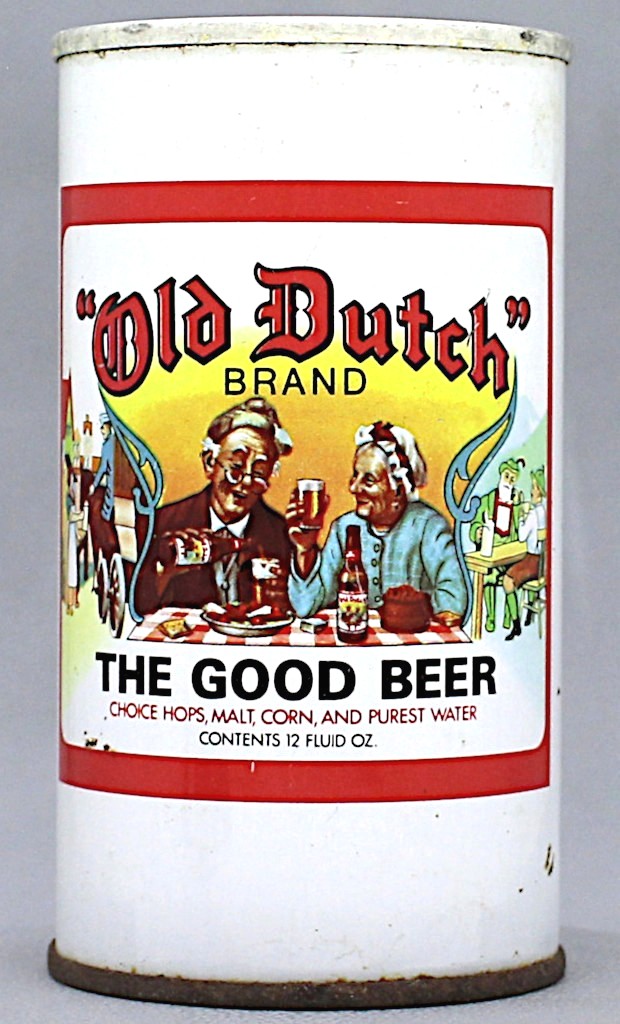 Old Dutch Brand The Good Beer 12 Oz Tab Top Can