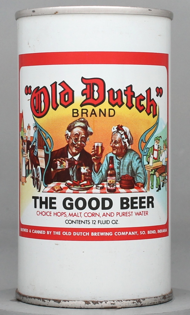 Old Dutch Brand Beer 12 Oz Tab Top Can