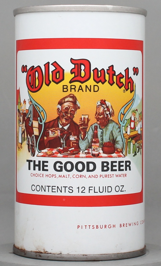 Old Dutch Brand Beer 12 Oz Tab Top Can