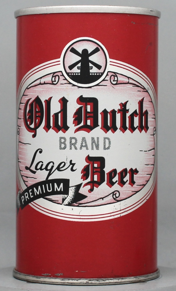 Old Dutch Brand Premium Lager Beer 12 Oz Zip/Insert Top Can