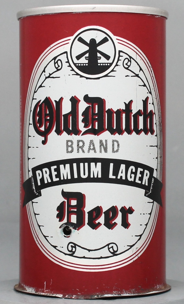 Old Dutch Brand Premium Lager Beer 12 Oz Insert Top Can