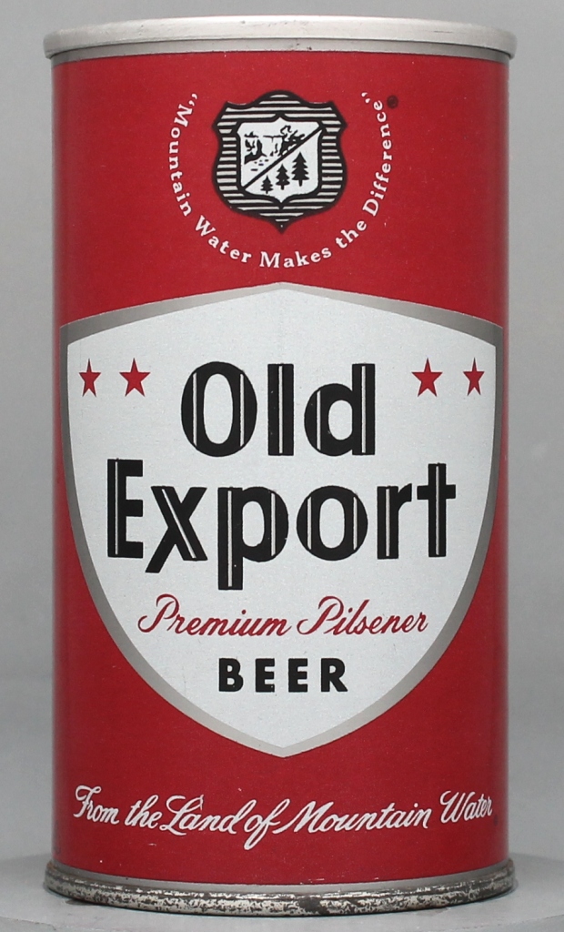 Old Export Premium Pilsener Beer 12 Oz Tab Top Can