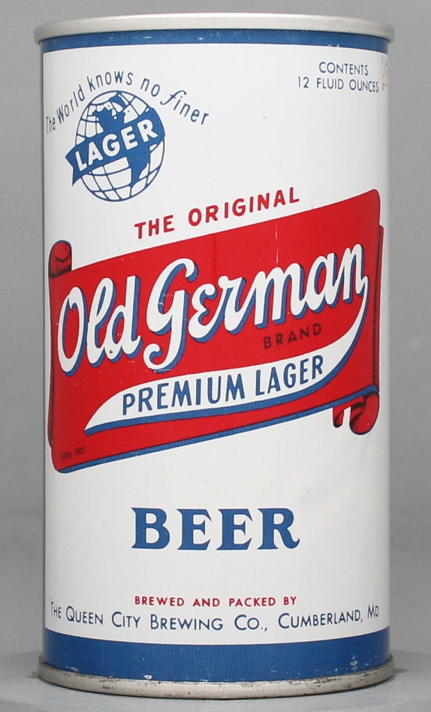 Old German Brand Premium Lager Beer 12 Oz Tab Top Can