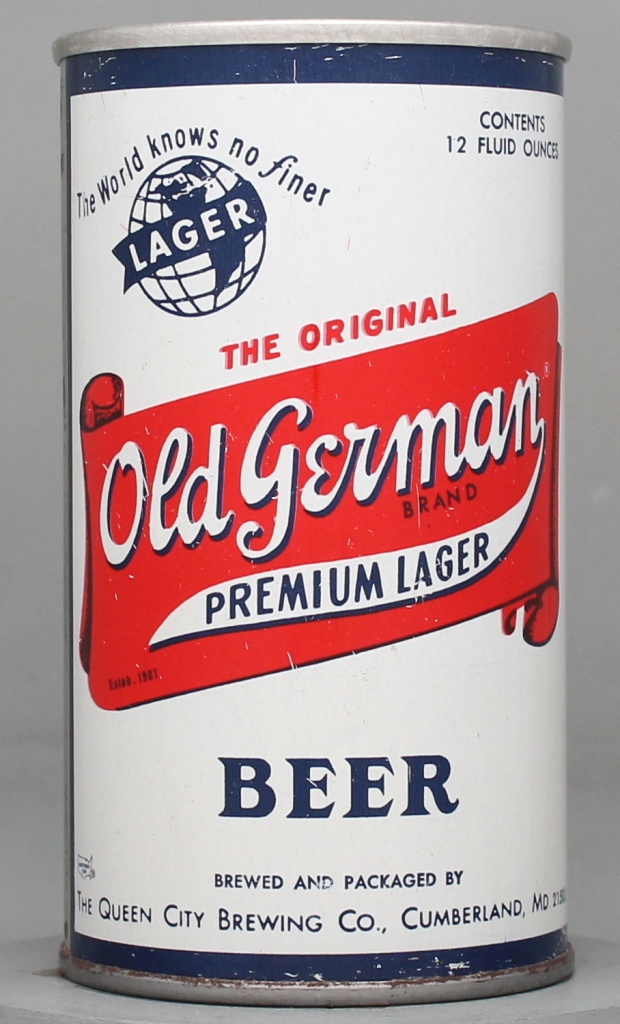 Old German Brand Premium Lager Beer 12 Oz Tab Top Can