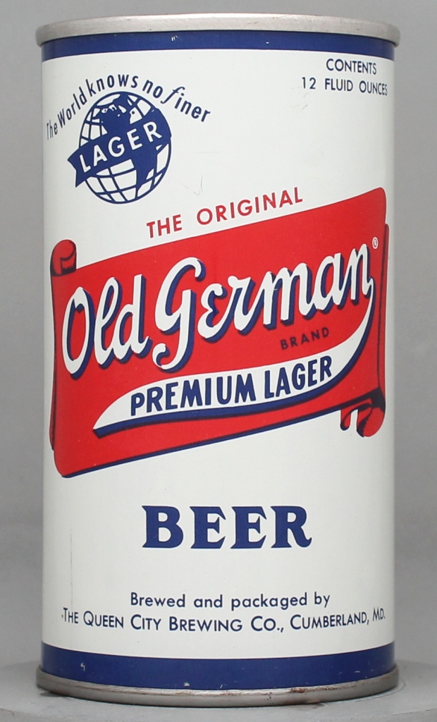 Old German Brand Premium Lager Beer 12 Oz Tab Top Can