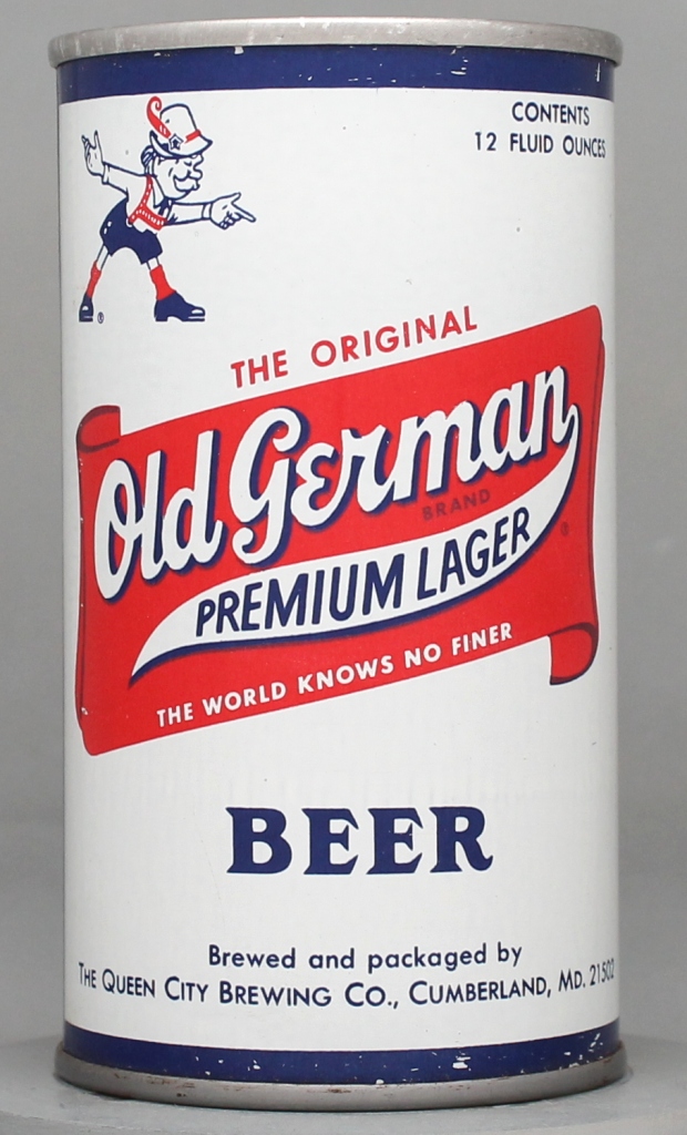 Old German Brand Premium Lager Beer 12 Oz Tab Top Can