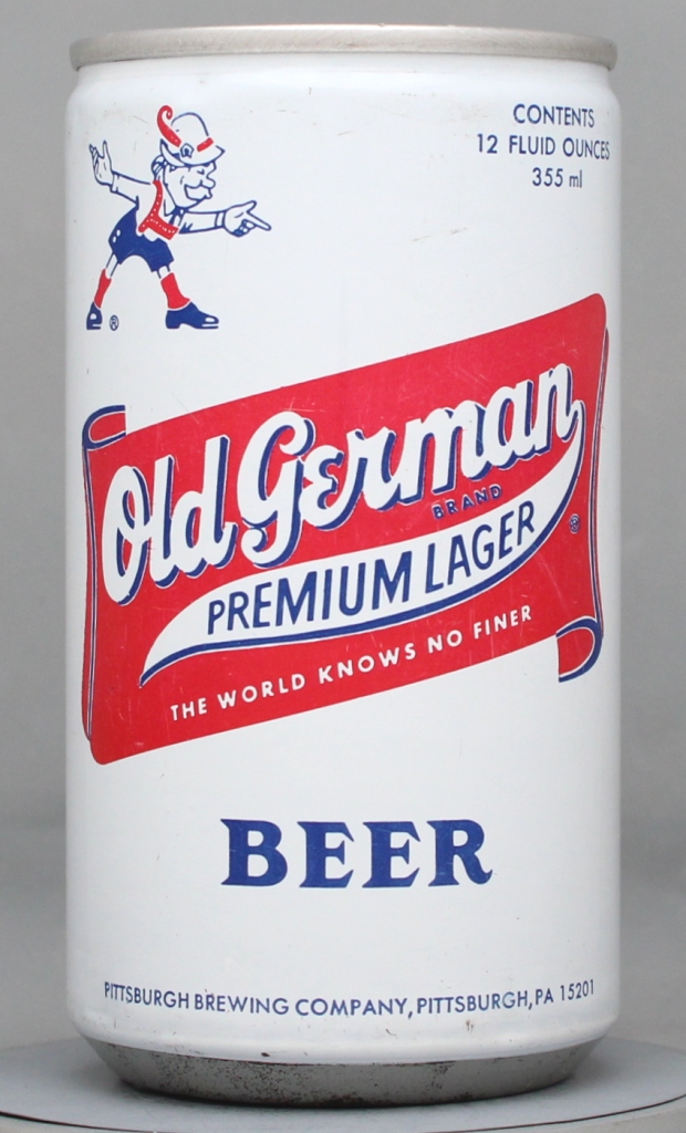 Old German Brand Premium Lager Beer 12 Oz Tab Top Can