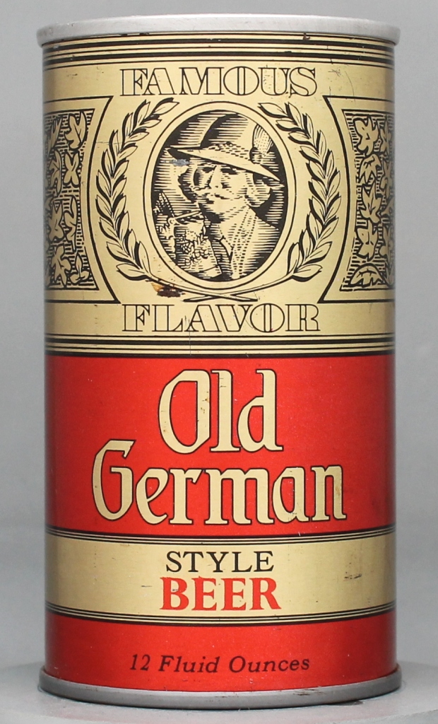 Old German Style Beer 12 Oz Tab Top Can