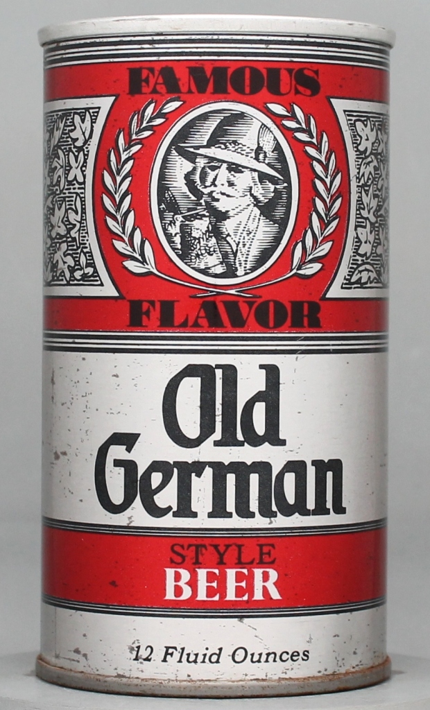 Old German Style Beer 12 Oz Tab Top Can
