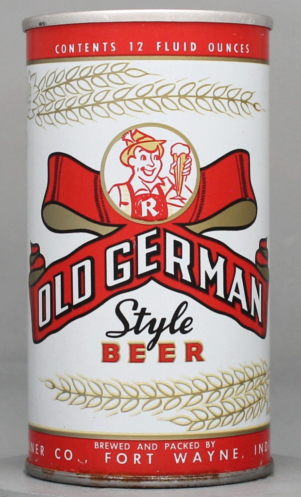 Old German Style Beer 12 Oz Tab Top Can
