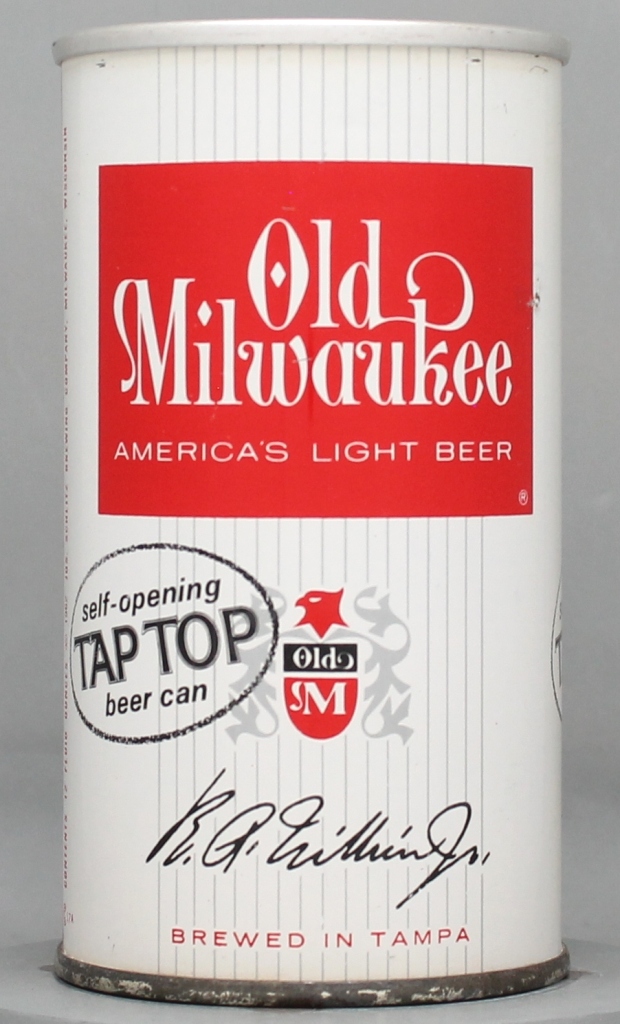 Old Milwaukee America's Light Beer 12 Oz Zip/Tab Top Can