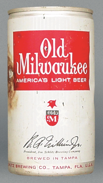 Old Milwaukee America's Light Beer 12 Oz Tab Top Can