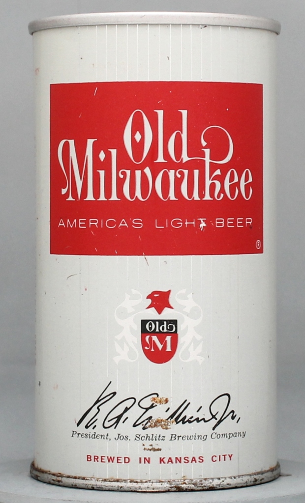 Old Milwaukee America's Light Beer 12 Oz Tab Top Can