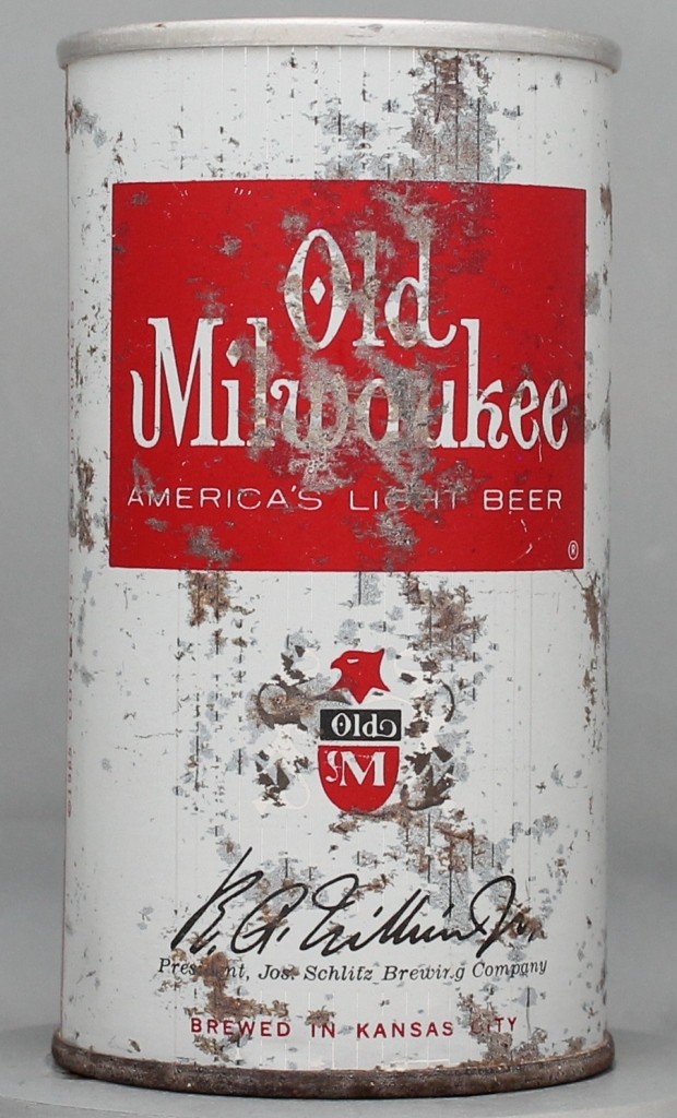 Old Milwaukee America's Light Beer 12 Oz Tab Top Can